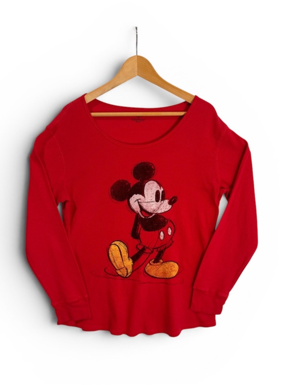 Disney Thermal Mickey Mouse Long Sleeve Shirt Size XL